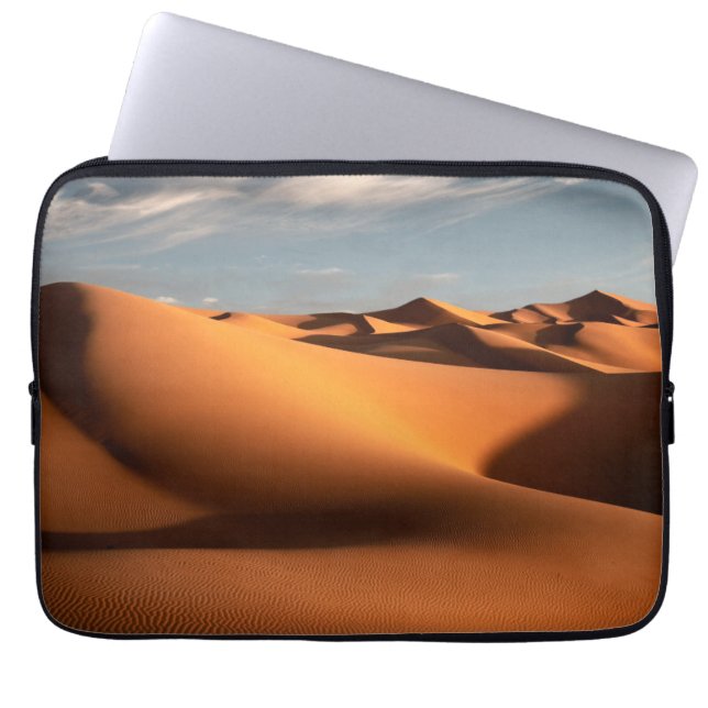 砂漠 | Erg Chebbi Dunes Morocco ラップトップスリーブ (正面)