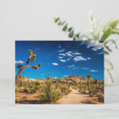 砂漠 | Joshua Tree国立公園 サンキューカード (スタンド正面)