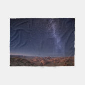砂漠 | Kayenta Monument Valleyアリゾナ フリースブランケット (正面(横))
