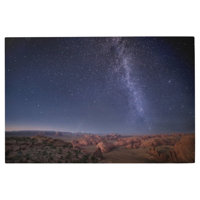 砂漠 | Kayenta Monument Valleyアリゾナ メタルプリント (正面)