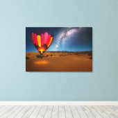 砂漠 | Mescet Dunes Death Valley キャンバスプリント (インサイチュ (ウッドフロア))