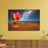 砂漠 | Mescet Dunes Death Valley キャンバスプリント (インサイチュ (リビング))