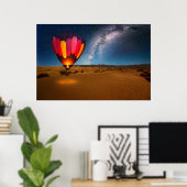 砂漠 | Mescet Dunes Death Valley ポスター (ホームオフィス)