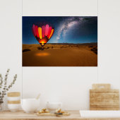 砂漠 | Mescet Dunes Death Valley ポスター (キッチン)