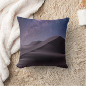 砂漠 | Milky Way Starry Sky Sand Dune Dubai クッション (ブランケット)