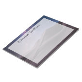 砂漠 | Milky Way Starry Sky Sand Dune Dubai ノートパッド (アングル)