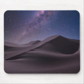 砂漠 | Milky Way Starry Sky Sand Dune Dubai マウスパッド (正面)