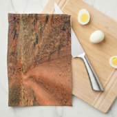 砂漠 | Professor Valley Near Moab, Utah キッチンタオル (四つ折り)