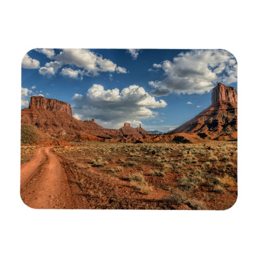 砂漠 | Professor Valley Near Moab, Utah マグネット (横)