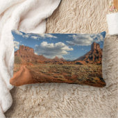 砂漠 | Professor Valley Near Moab, Utah ランバークッション (ブランケット)