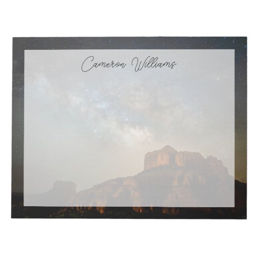 砂漠 | Red Rocks州パークArizona ノートパッド (正面)