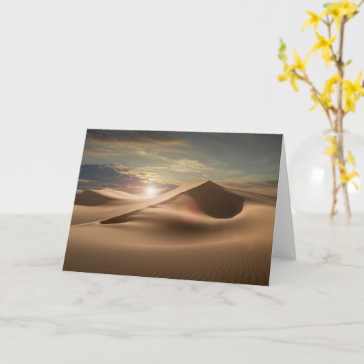 砂漠 | Rub al Khali カード (黄色い花)
