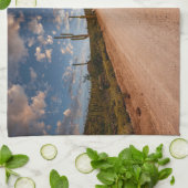 砂漠 | Saguaro National Park Arizona キッチンタオル (折り畳み)