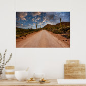 砂漠 | Saguaro National Park Arizona ポスター (キッチン)