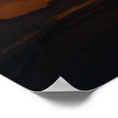 砂漠 Sam Pan Bok Night Time Thailand ポスター (角)