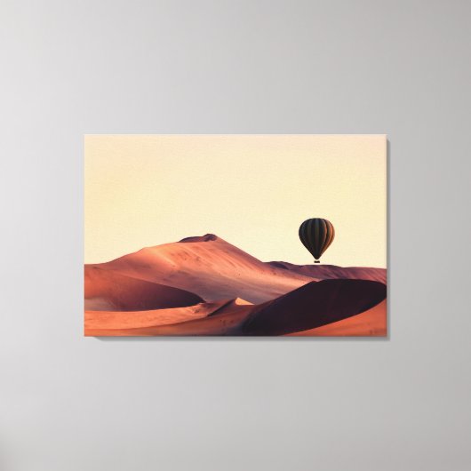 砂漠 Sand Dunes Namib-Naukluft国立公園 キャンバスプリント (正面)