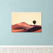 砂漠 Sand Dunes Namib-Naukluft国立公園 キャンバスプリント (インサイチュ (ウッドフロア))