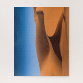 砂漠 Sand Dunes Near Illizi, South Algeria ジグソーパズル (縦)