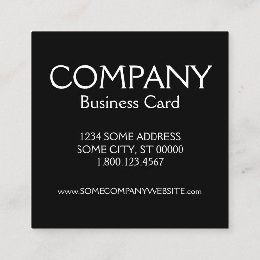 砂点歩道 スクエア名刺 (裏面)