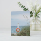 砂砂丘とライフリングや輪写真海岸 ポストカード (スタンド正面)