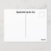 砂砂丘とライフリングや輪写真海岸 ポストカード (裏面)