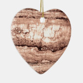 砂砂砂砂丘の花崗岩、黄褐色の石 セラミックオーナメント (右)