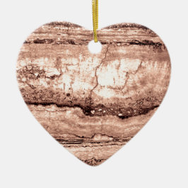 砂砂砂砂丘の花崗岩、黄褐色の石 セラミックオーナメント