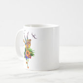 砂糖おもしろいスカル鳥 コーヒーマグカップ (正面左)