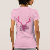 砂糖およびスパイスの女性のハンターのワイシャツ Tシャツ (裏面)