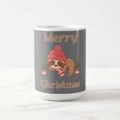 砂糖かわいいスロートクリスマス コーヒーマグカップ (中央)