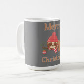 砂糖かわいいスロートクリスマス コーヒーマグカップ (正面左)