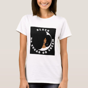 砂糖かクリームを黒くしないで下さい Tシャツ