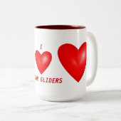 砂糖が利くのが好きだ ツートーンマグカップ (正面右)