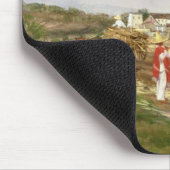 砂糖きびを集めている小作人 マウスパッド (コーナー)