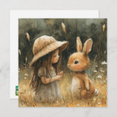 砂糖でコーティングされたバンニー：甘い喜び🐰💖デジタル シーズンカード (正面/裏面)