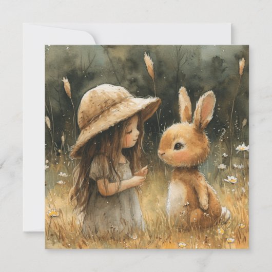 砂糖でコーティングされたバンニー：甘い喜び🐰💖デジタル シーズンカード (正面)