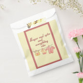 砂糖とスパイスとすべての素敵な赤ちゃんシャワー フェイバーバッグ (封をした状態)