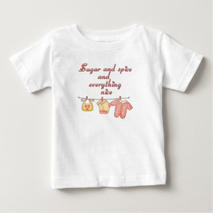 砂糖とスパイスと全ていいね ベビーTシャツ