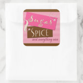 砂糖とスパイスと全てがおいしい スクエアシール (バッグ)