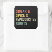 砂糖とスパイスと生殖権I スクエアシール (バッグ)