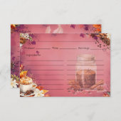 砂糖とスパイスのレシピカード エンクロージャーカード (正面/裏面)