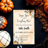 砂糖とスパイスの秋のシャワー招待状 招待状