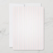 砂糖とスパイスカップケーキベビーガールシャワー招待状 招待状 (裏面)