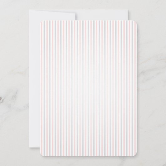 砂糖とスパイスカップケーキベビーガールシャワー招待状 招待状 (裏面)