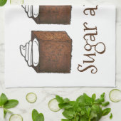 砂糖とスパイスジンジャーブレッドケーキクリスマスベーキング キッチンタオル (折り畳み)