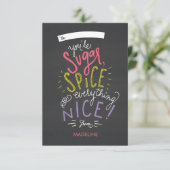 砂糖とスパイスバレンタインのカード 招待状 (スタンド正面)