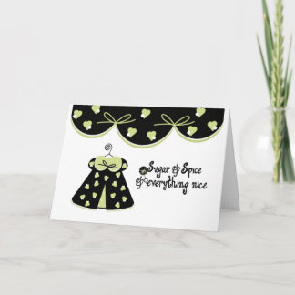 砂糖とスパイスベビーおめでとう カード