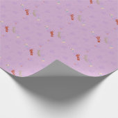 砂糖とスパイスベビーガールシャワーレイエット ラッピングペーパー (角)
