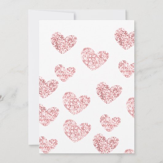 砂糖とスパイスベビーガールベビーシャワー 招待状 (裏面)