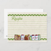 砂糖とスパイスレシピカード葉書 ポストカード (正面/裏面)